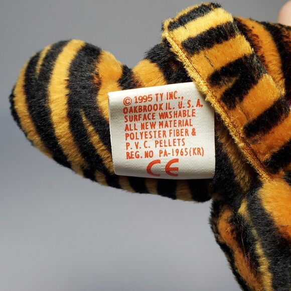 Ty Beanie Babies Stripes The Tiger - Picture 4 of 4